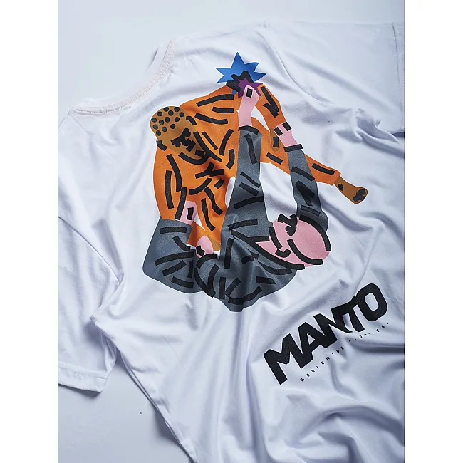 Футболка мужская MANTO BJJ Gym 2.0 White