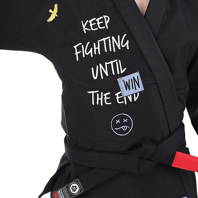 Кимоно джиу-джитсу PERESVIT Keep Fighting Gi for Adults Black