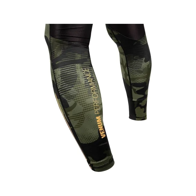 Компресійні штани VENUM Tactical Forest Camo Black
