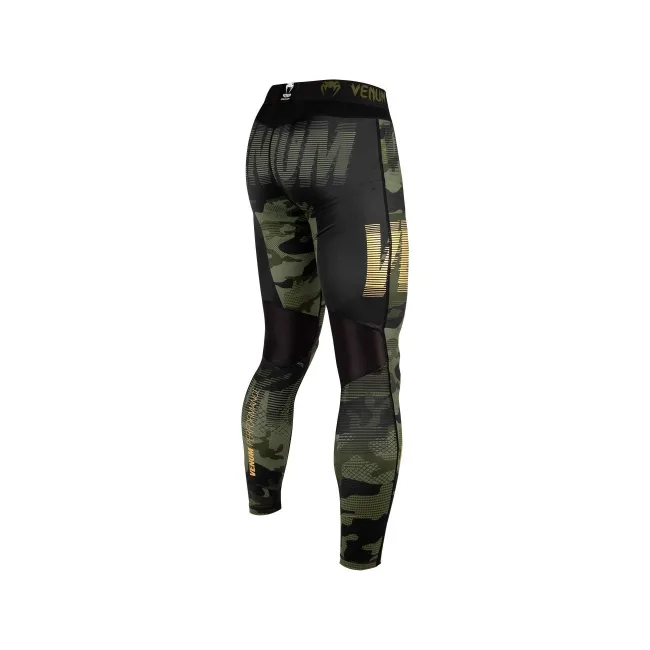 Компресійні штани VENUM Tactical Forest Camo Black