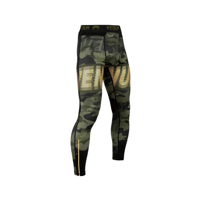 Компресійні штани VENUM Tactical Forest Camo Black