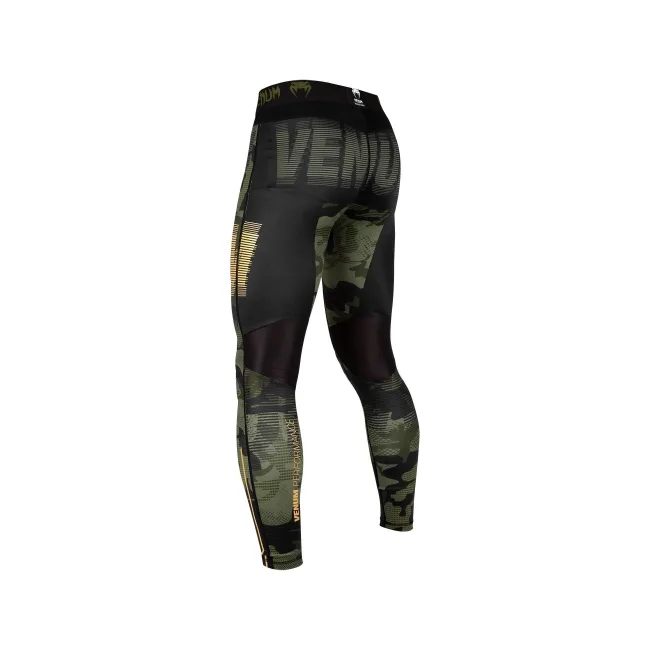 Компресійні штани VENUM Tactical Forest Camo Black