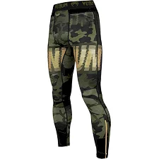 Компресійні штани VENUM Tactical Forest Camo Black