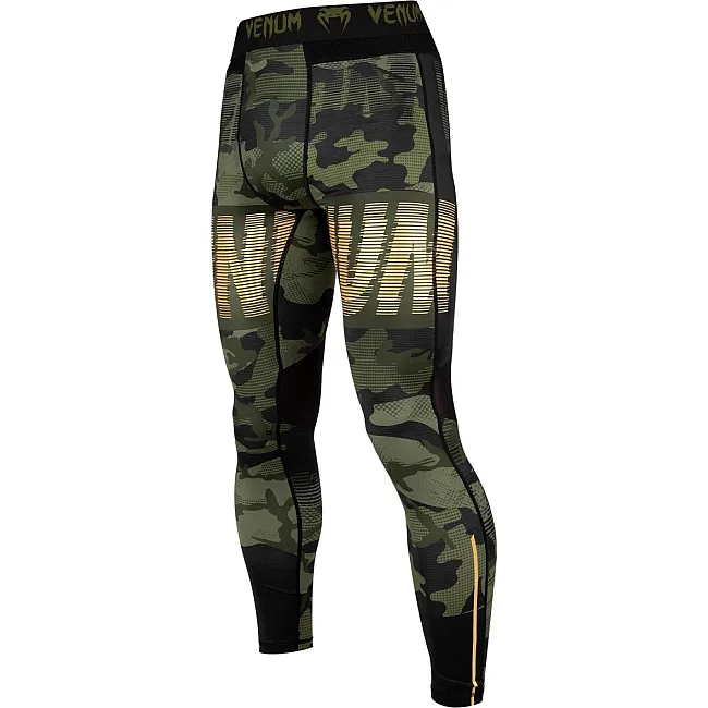 Компресійні штани VENUM Tactical Forest Camo Black