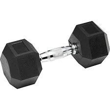 Обрезиненная шестигранная гантель (1шт) SPART 35 кг