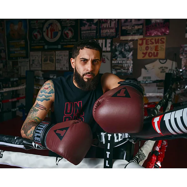 Перчатки для бокса TITLE Boxing Gallant Maroon Black