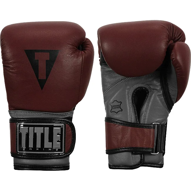 Перчатки для бокса TITLE Boxing Gallant Maroon Black