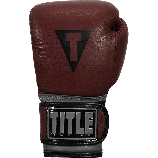 Перчатки для бокса TITLE Boxing Gallant Maroon Black