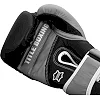 Перчатки снарядные TITLE Boxing Gel World V2T Black Silver