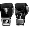 Перчатки снарядные TITLE Boxing Gel World V2T Black Silver