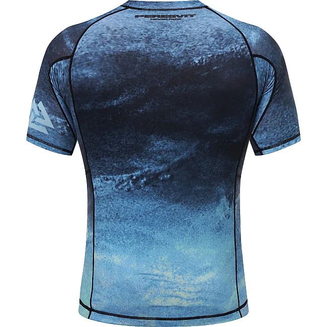 Рашгард PERESVIT Blue Soil Short Sleeve