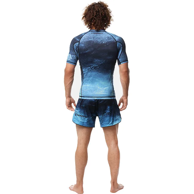Рашгард PERESVIT Blue Soil Short Sleeve