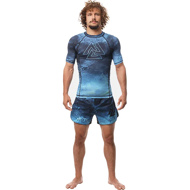 Рашгард PERESVIT Blue Soil Short Sleeve