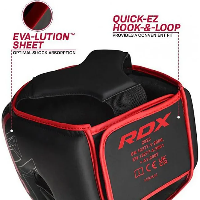 Шолом для боксу RDX F6 Matte Black