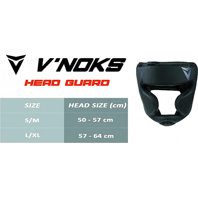 Шлем для бокса V`NOKS Ultima Black Training