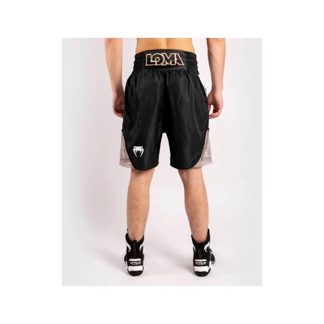 Боксерские шорты VENUM Arrow Loma SIgnature Collection Black White