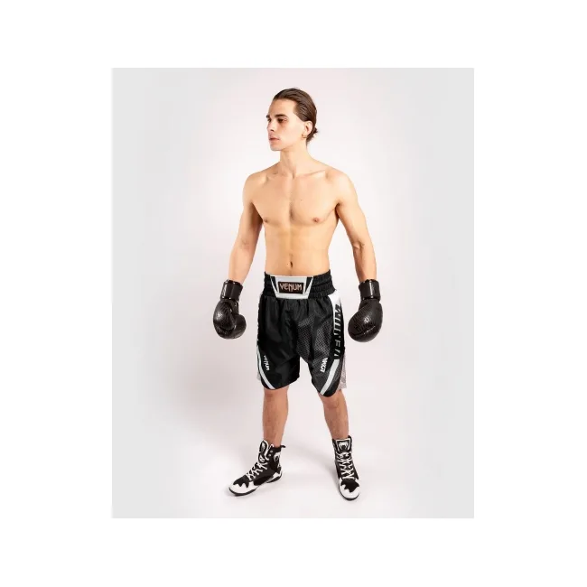 Боксерские шорты VENUM Arrow Loma SIgnature Collection Black White