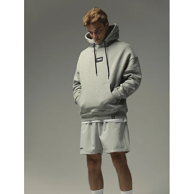 Толстовка MANTO Label Oversize Heather Gray