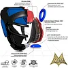 Тренировочный шлем для бокса RDX Guard Blue S