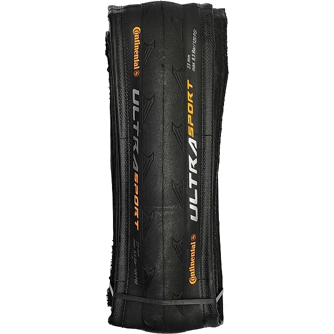 Велопокрышка CONTINENTAL Ultra Sport III - 28" | 700 x 23C, черная, складная, skin