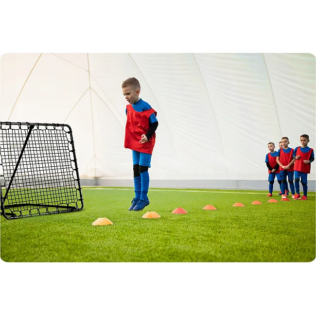 Сетка тренировочная для футбола Neo-Sport NS-1490 Rebounder 120 x 120 х 107 см, черные