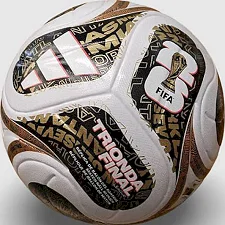 Футбольний м'яч ADIDAS WC FINAL LGE білий, коричневий