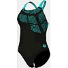 Купальник закрытый для женщин Arena KIKKO SWIMSUIT SWIM PRO BACK черный, бирюзовый (для женщин)
