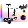 Детский самокат трехколесный Ricokids Leddi черный