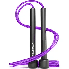 Скакалка PowerPlay 4201 Basic Jump Rope Фиолетовая (2,8m.)
