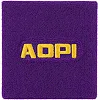 Спортивный напульсник впитывающий влагу AOPI AP-353 (Черный)