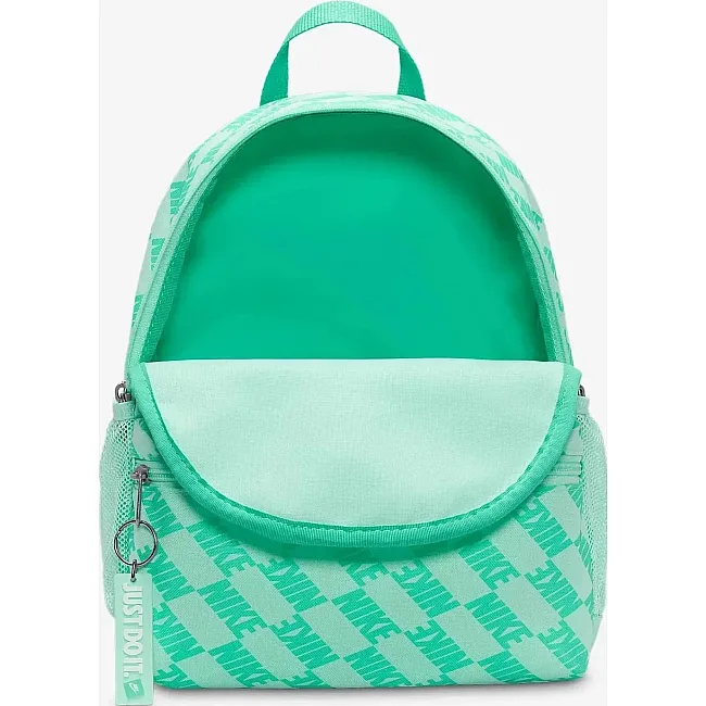 Рюкзак NIKE Y NK BRSLA JDI MNI BK-AOP FA25 11L бирюзовый (для детей) 25 x 33 x 13 см