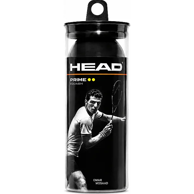 Набір м'ячів для сквошу HEAD Prime 287316 (Чорний)