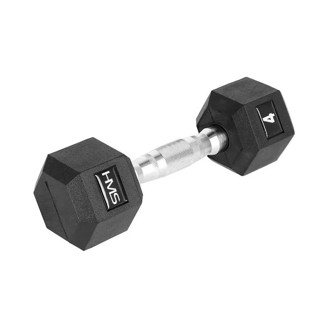 Гантель шестигранный HMS HEX PRO, 4 кг