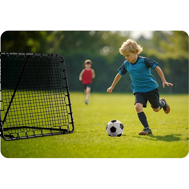 Сетка тренировочная для футбола Neo-Sport NS-1490 Rebounder 120 x 120 х 107 см, черные