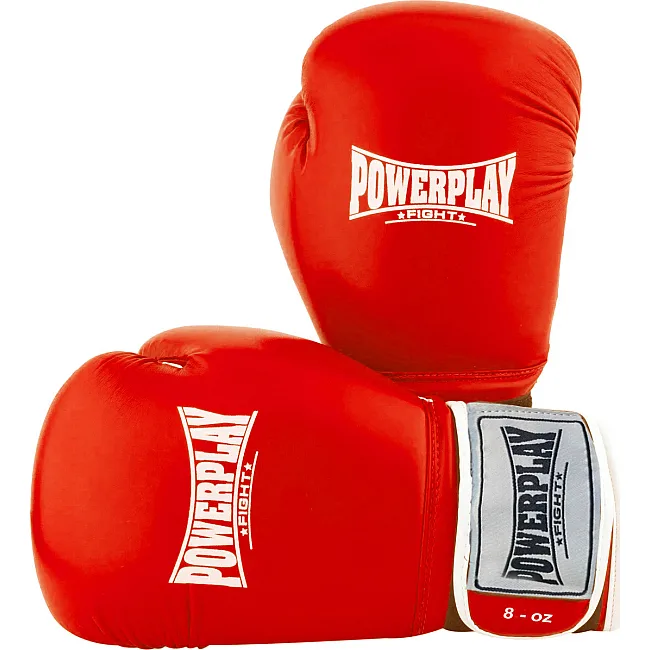 Боксерские перчатки PowerPlay 3019 Challenger Красные