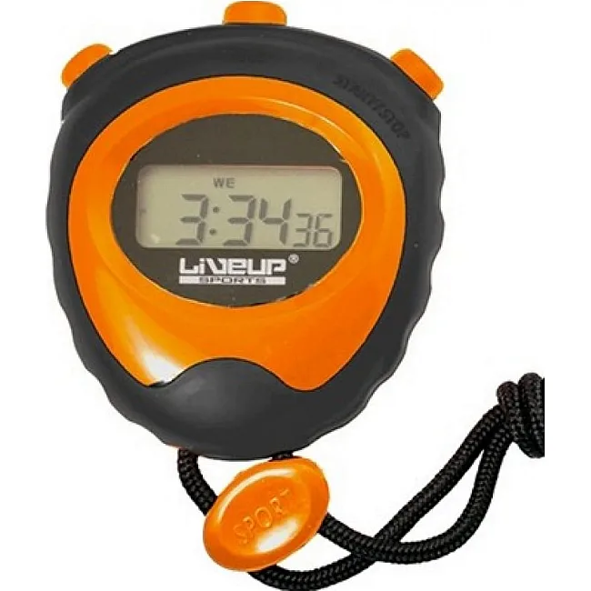 Секундомір LiveUp STOP WATCH помаранчевий 5.6 x 6.5 x 1.8 см