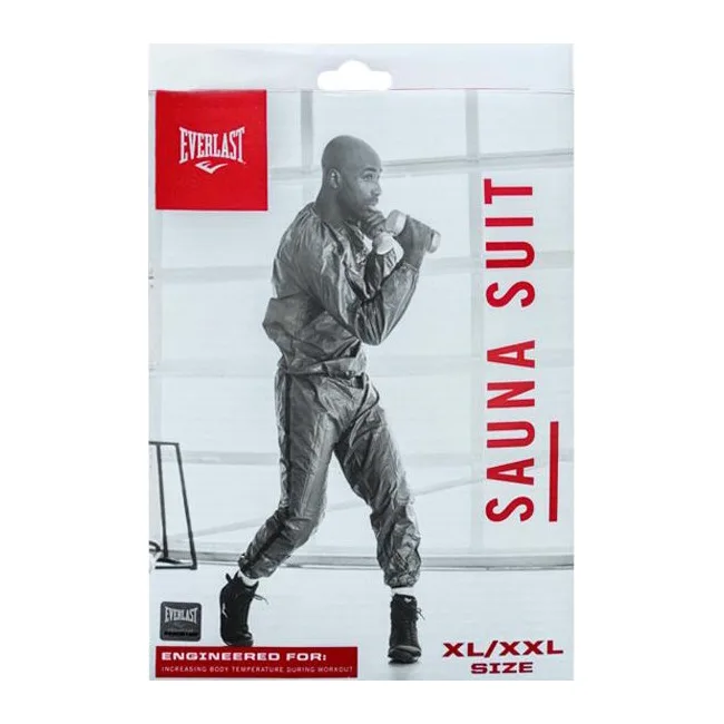 Костюм сауна Everlast M SAUNA SUIT EV серый