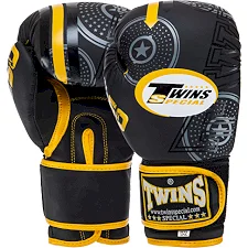 Рукавички для боксу TWINS TW50 MATE (Жовтий)