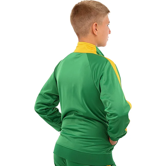 Спортивный костюм
 детский кофта на молнии и брюки LIDONG LD-581 26-32 (Черный-салатовый)