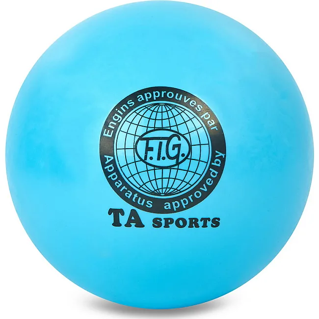 Мяч для художественной гимнастики TA SPORT SP-SPORT
 BA-GB75 ø20см (Голубой)