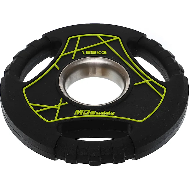 Блин для штанги полиуретановый
 MD Buddy TA-9647-1_25 51мм 1,25кг