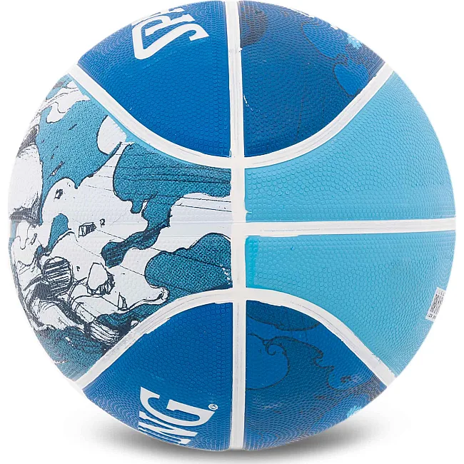 Баскетбольный мяч
 резиновый SPALDING SKETCH DRIBBLE 84448Y
 7 (Синий)