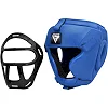 Боксерський шолом RDX T1 Grill Full Blue (капа у комплекті)