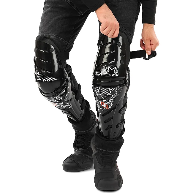 Мотонаколенники ALPINESTAR MS-4372 2шт (Черный-синий)