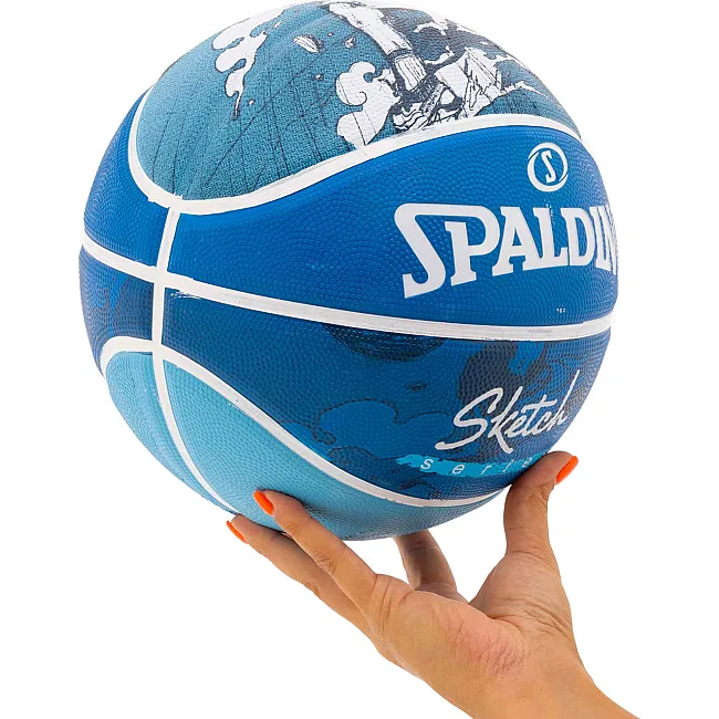 Баскетбольный мяч
 резиновый SPALDING SKETCH DRIBBLE 84448Y
 7 (Синий)