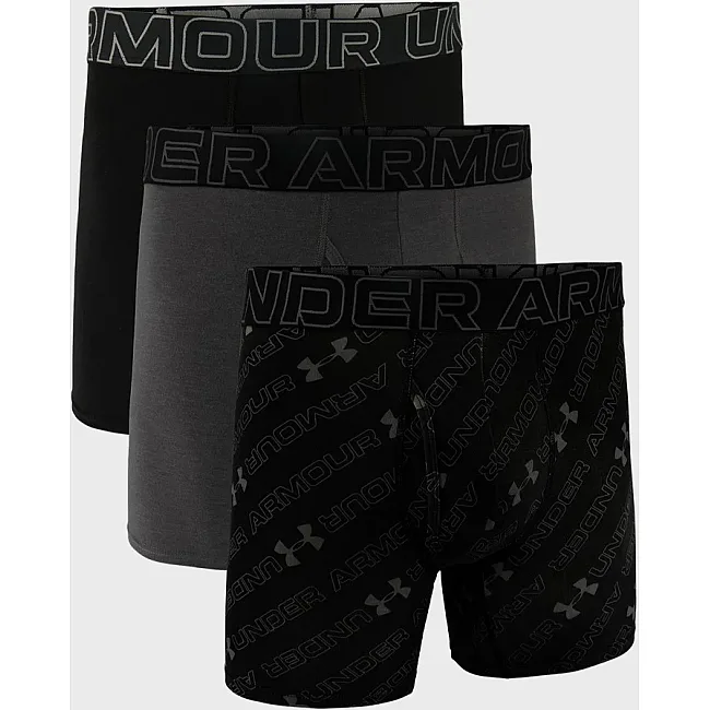 Труси чоловічі M UNDER ARMOUR Perf Cotton Nov 6in чорний