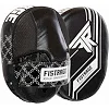 Лапа боксерская изогнутая тренировочная кожа FISTRAGE VL-4308 23x17x6см 2штуки (Черный)