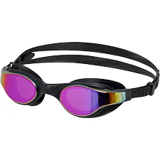 Очки для плавания взрослые радужные линзы MADWAVE RAY Rainbow M042003 (Черный)
