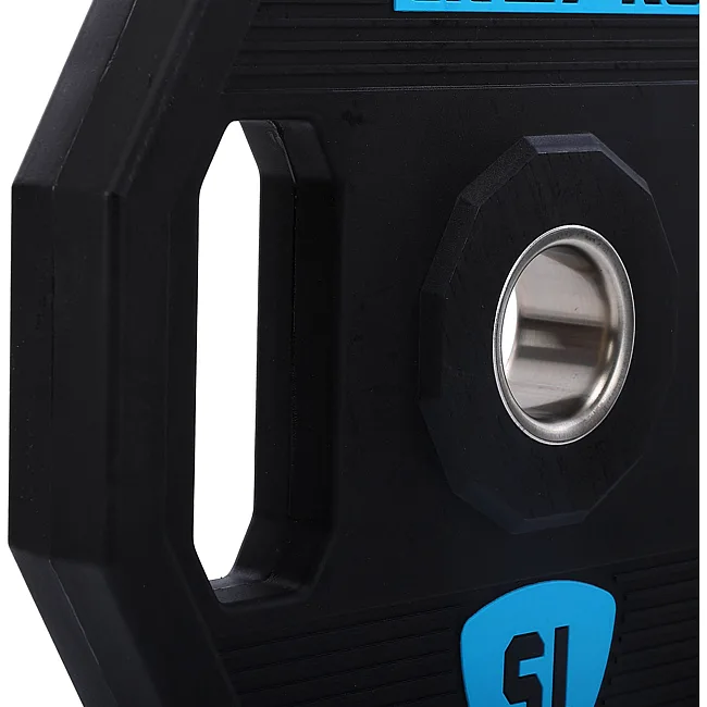 Блины диски полиуретановые 2 Handle металлическая втулка LiveUp LP8023-15 ø51мм 15кг