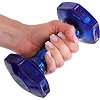 Гантель для фитнеса с TPU покрытием ZELART
 Jelly Urethane Coated Dumbbells TA-2946-5LB 1шт 2,3кг (Фиолетовый)